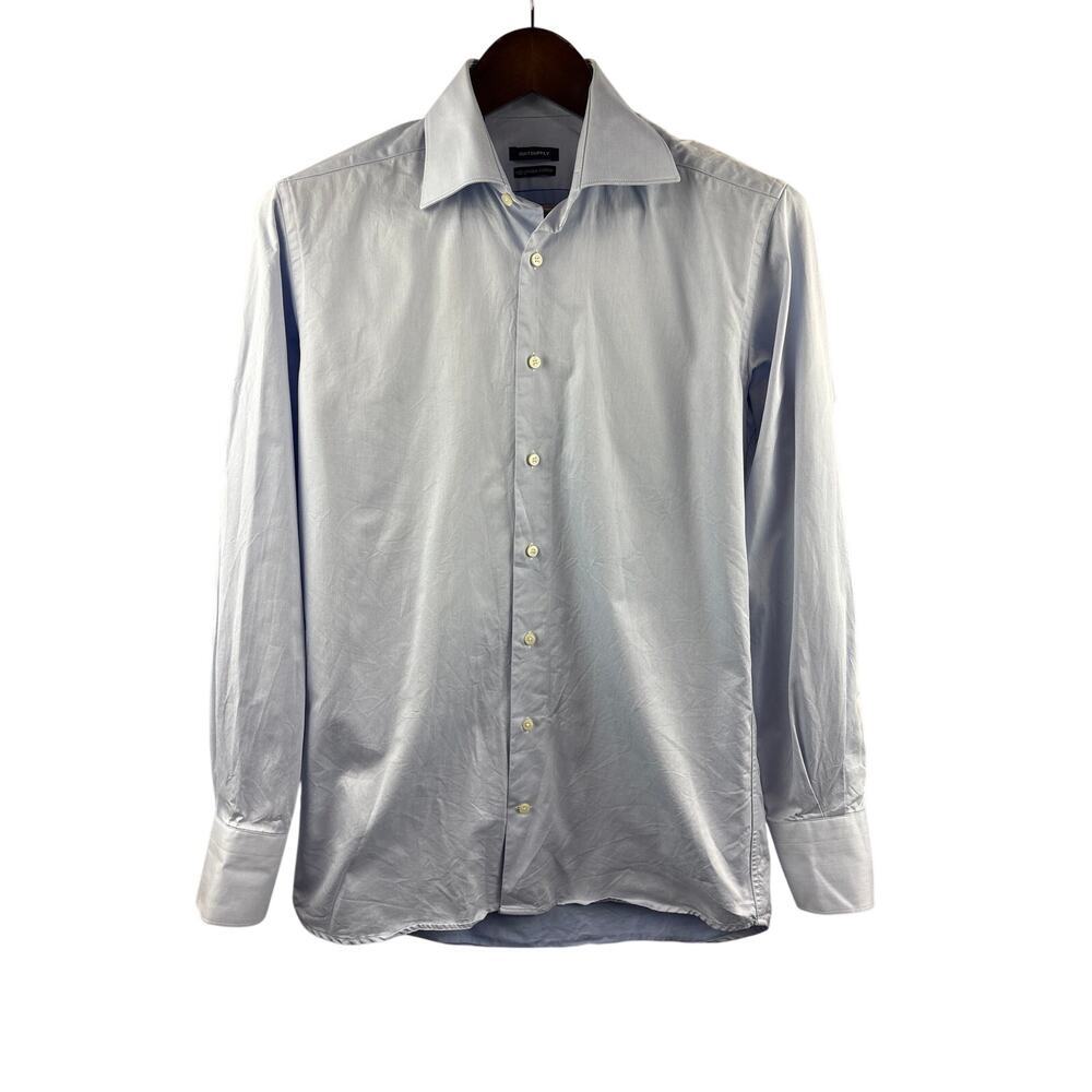 Men’s SuitSupply Size 38/15 Light Blue Button Up Shirt